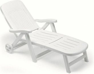 Scab Scab - lettino california chiudibile bianco