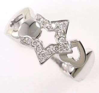 C&A White Gold White Gold (18K) Band Ring (Pre-Owned)