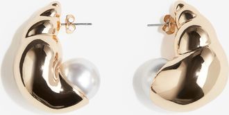H&M Schneckenförmige Ohrringe - Gold