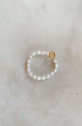 Untamed Petals Parnell Pearl Bracelet at Nordstrom