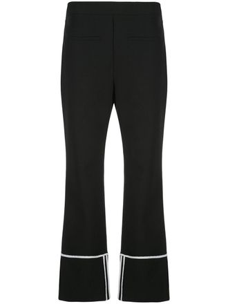 Ellery Pantaloni Bembe con risvolto - Nero