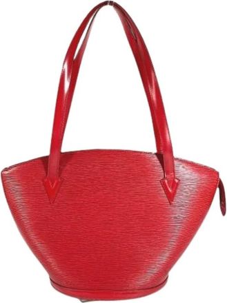 Louis Vuitton Pre-owned Vintage Schoudertas - Dames - Vintage Schoudertas - Rood - ONE Size - Leer - Vintage