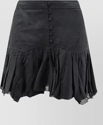 Isabel Marant ruffled mini asymmetric skirt