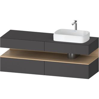 Duravit Qatego Consola Mueble Bajo Lavabo, 2 Extensiones, 2 - Duravit