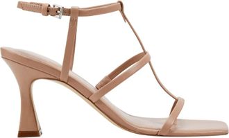 Marc Fisher Womens Dennie Dress Sandal In Natural Leather