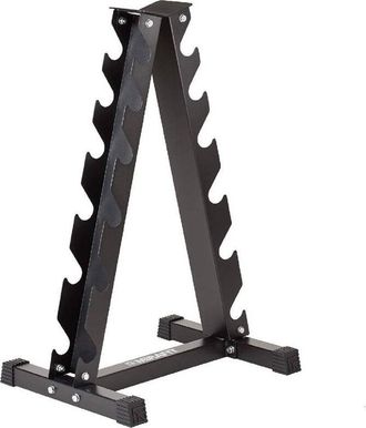 Trade Shop Trade Shop - Rastrelliera Verticale Per Manubri Manubrio Struttura In Acciaio Nera O Argento