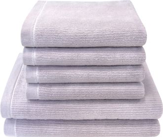 Dyckhoff Handtuch Set »Landscape« Set 6 Stk. Walkfrottier 4 Handtücher (50x100cm), 2 Duschtücher (70x140cm)