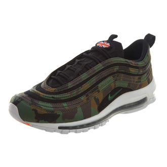 Nike Nike Air Max 97 Premium QS Mens Running Trainers AJ2614 Sneakers Shoes (UK 8.5 US 9.5 EU 43, Raw Umber Fortress Green Black 201)
