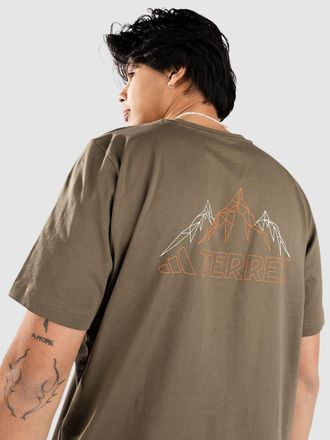 ADIDAS TERREX Mountain T-Shirt gr&uuml;n