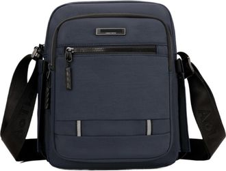 Generic Compatible For Mens Crossbody Bag Portable Outdoor(Dark blue)