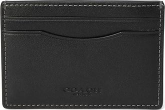 Coach Money Clip Card Case Mens Wallet Handbags Black, Leather