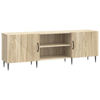 vidaXL Mueble De Tv Roble Sonoma 150 X 31 X 50 Cm Madera De Ingenier&iacute;a Vidaxl