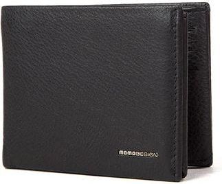 Momo Design Mens Wallet Black Genuine Leather Bags