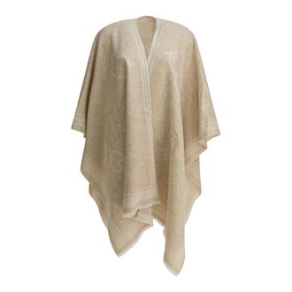 Pinko Capes, female, Beige, Size: ONE SIZE Poncho