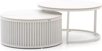 Bellagio la vita attrattiva Bellagio Oriago lounge tuintafelset &oslash;85cm(h:45cm)/&oslash;78cm (h:36cm)