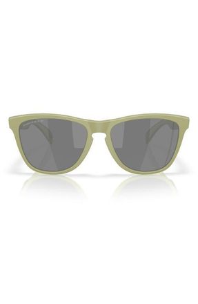 Oakley Frogskins 54mm Polarized Rectangular Sunglasses in Matte Fern /Prizm Black Polar at Nordstrom