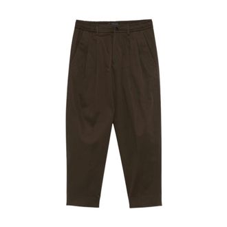 low brand Pantalone Pantalones Rectos - Trousers - Hombre - Marr&oacute;n - W32