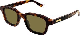 Gucci GG2247S 002 Mens Sunglasses Tortoiseshell Size 49 - Free RX Lenses - Free RX Lenses