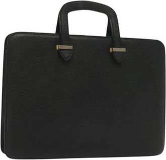 Ferragamo Tweedehands leren handtassen - Dames - Vintage Handtas - Zwart - ONE Size - Leer - Vintage