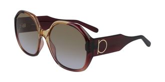 Ferragamo SF 943S 212 Womens Sunglasses Red Size 60