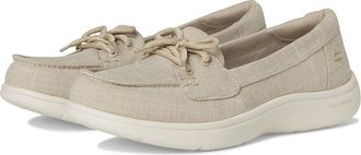 Skechers On-The-Go Flex Radiant - Rivera Womens Shoes Taupe : 9.5 B - Medium, Linen