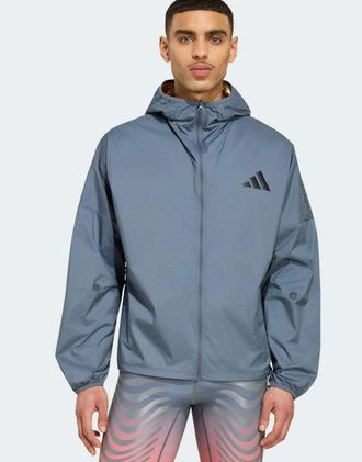 adidas Adizero - Blaze - Giacca da corsa color onice-Nero