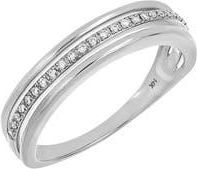 Carriere Jewelry Triple-Row Diamond Ring - 0.07ct. in 14K White Gold at Nordstrom Rack, Size 7.5