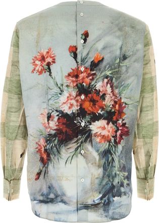 Prada Floral and Ship-Print Shirt - Multicolor