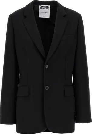 アウターその他 MOSCHINO COUTURE Woman Blazer Black 05185420 1555 Moschino Ladies Black Tailored Couture Blazer | eBay