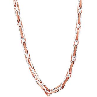 Pompeii3 Mens 14k Gold (130gram) or Platinum (244gram) 6mm Link Chain Necklace 24