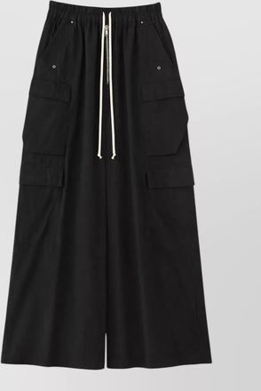 Rick Owens wide leg multi pocket utility shorts