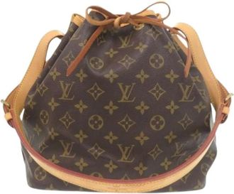 Louis Vuitton Pre-owned Vintage Monogram Bucket Bag - Dames - Vintage Tas - Bruin - ONE Size - Leer - Vintage