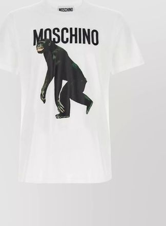 Moschino embroidered logo crew neck t-shirt