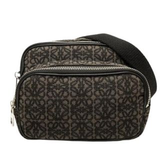Loewe Pre-owned Crossbody Bag - Dames - Pre-owned - Bruin - Maat: ONE Size Leer