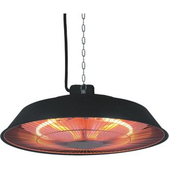 Habitat et Jardin Habitat Et Jardin - Calefactor El&eacute;ctrico Suspendido - 1500w - Negro