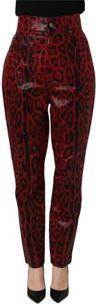 Dolce & Gabbana Dames, Jeans, Rood, Maat: 2XS Katoen