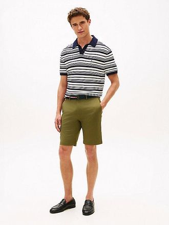 Tommy Hilfiger Denton Belted Twill Slim 9.5 Inseam Shorts