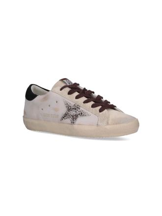 Golden Goose Leather Star Sneakers - White