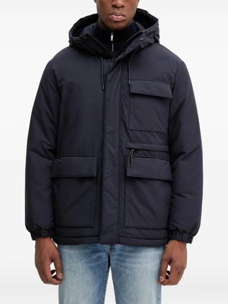 Marc O'Polo padded hooded jacket - Blauw