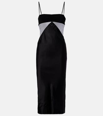 Rick Owens Combo slip dress