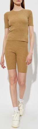 Fear of God Top With Embroidered Logo, Womens, Beige