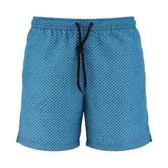 Drumohr Beachwear, male, Blue, Size: XL Swim Boxers