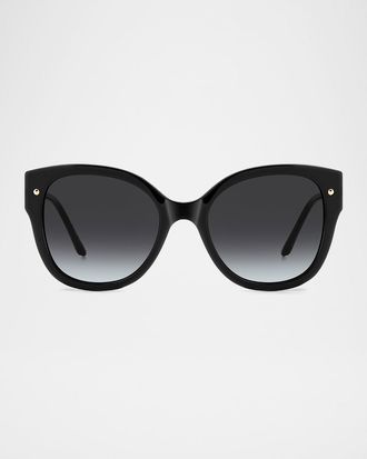 Carolina Herrera Square Acetate Sunglasses