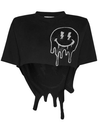 Philipp Plein T-shirt crop - Nero