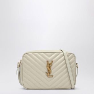 Saint Laurent Lou cream quilted leather Camera bag