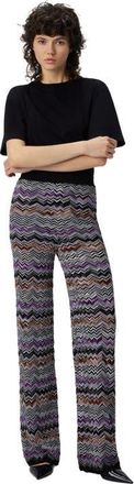 Missoni Straight Long Pants In English Rib Knit in Multicoloured at Nordstrom, Size 38 It