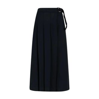 P.A.R.O.S.H. Falda Sallia Bi-Stretch - Skirts - Mujer - Azul - S