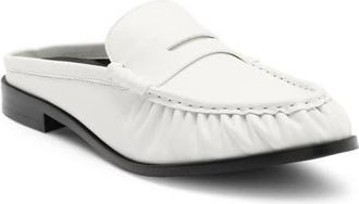 Jeffrey Campbell Goddard Penny Loafer Mule in White at Nordstrom, Size 6.5