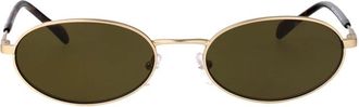 Emporio Armani Ea 2175 Zonnebril - Heren - Zonnebrillen - Geel - 54 MM - Accessoires