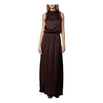Kaos Gowns, female, Brown, Size: XS Raso Gown